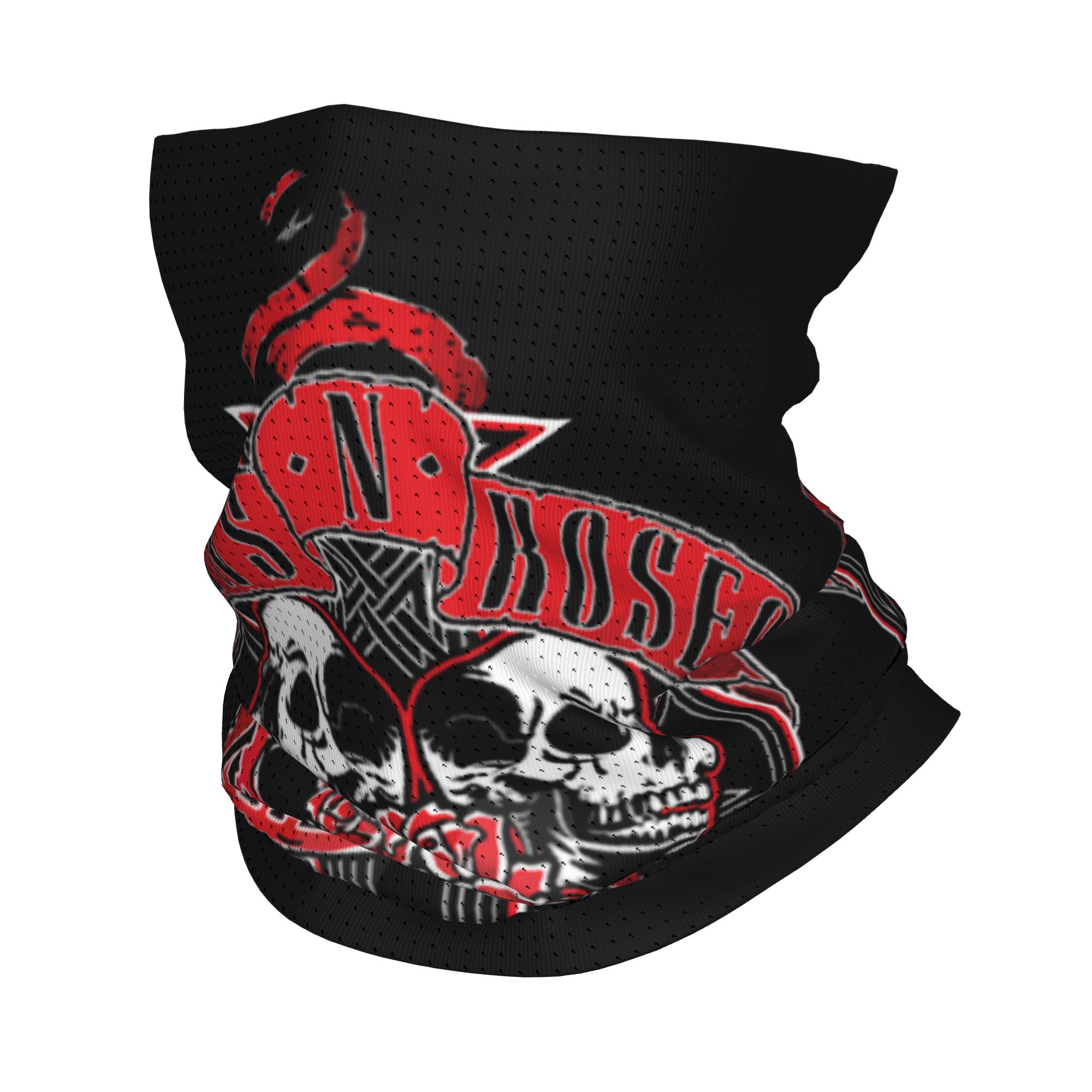 Neck Warmer Tube - ผ้าพันคอแบบท่อสำหรับฤดูหนาวลายโลโก้ Guns N Roses สำหรับผู้หญิงและผู้ชาย เหมาะสำหรับการเดินป่า