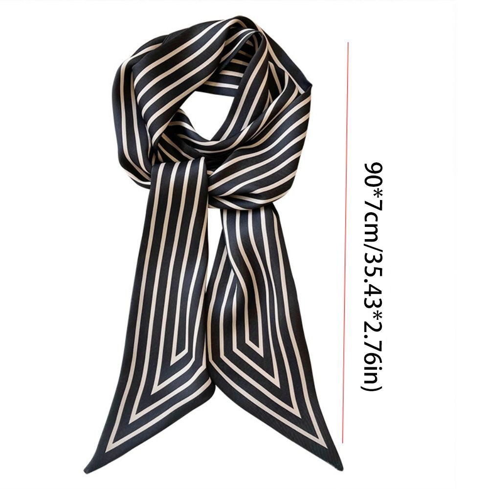ผูกริบบิ้นที่คาดผมผ้าพันคอลายพ - Silk Tie Striped บทวิจารณ์และราคา