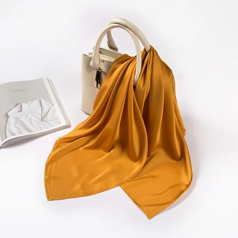ผ้าพันคอซาตินสำหรับผู้หญิง ขนา - Silk Neck Scarf บทวิจารณ์และราคา