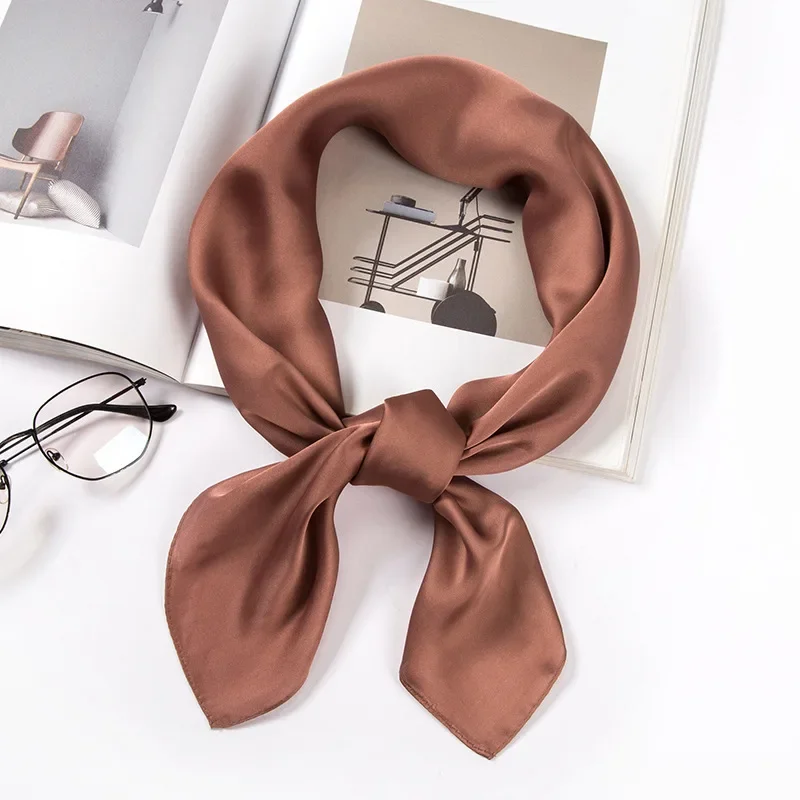 ผ้าพันคอซาตินสำหรับผู้หญิง ขนา - Silk Neck Scarf บทวิจารณ์และราคา