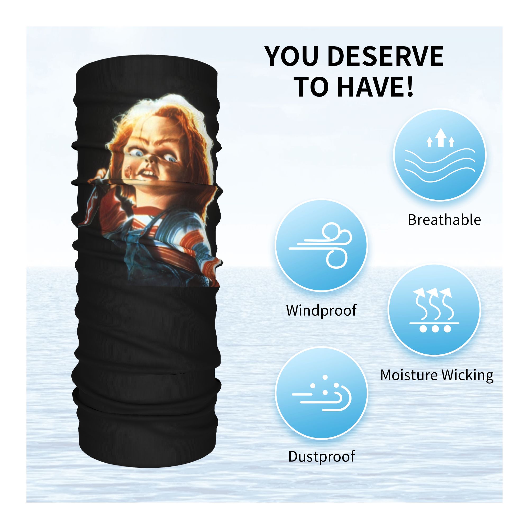 ผ้าพันคอ/ที่ปิดหน้า/ที่คาดผมลา - Neck Warmer Tube บทวิจารณ์และราคา