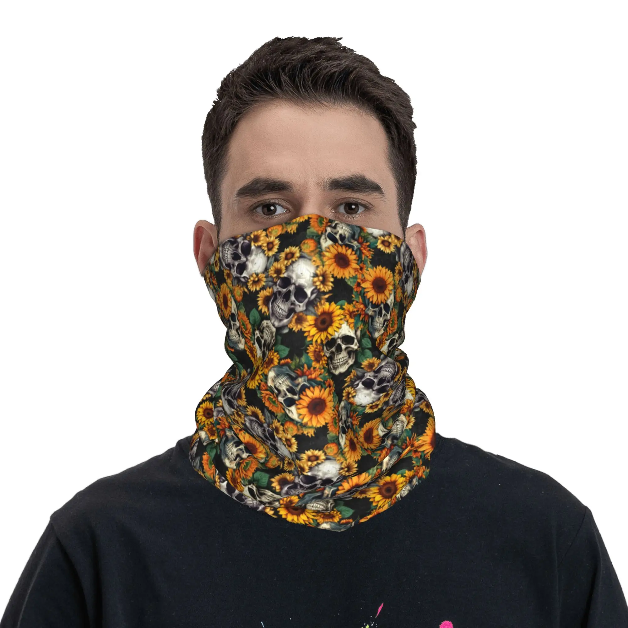 ผ้าพันคอแบบทูบกันหนาวลายดอกทาน - Neck Warmer Tube บทวิจารณ์และราคา