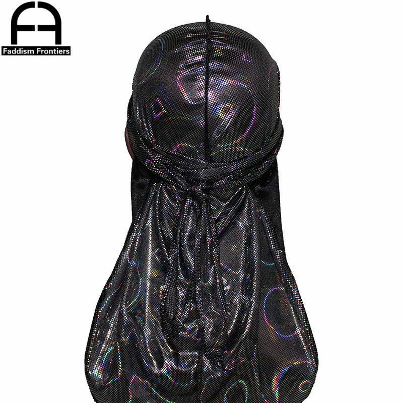 ใหม่ผู้ชายประกาย Silky Durags  - Bandana Doo Rag บทวิจารณ์และราคา