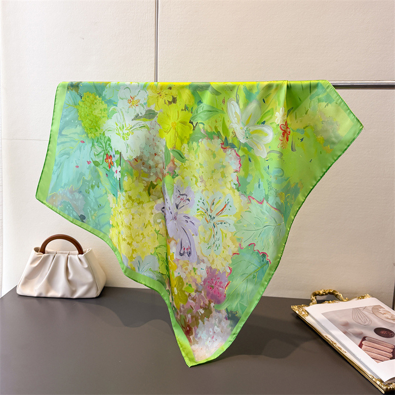 ผ้าพันคอไหมสี่เหลี่ยมขนาด 70*7 - Ascot Neck Scarf บทวิจารณ์และราคา
