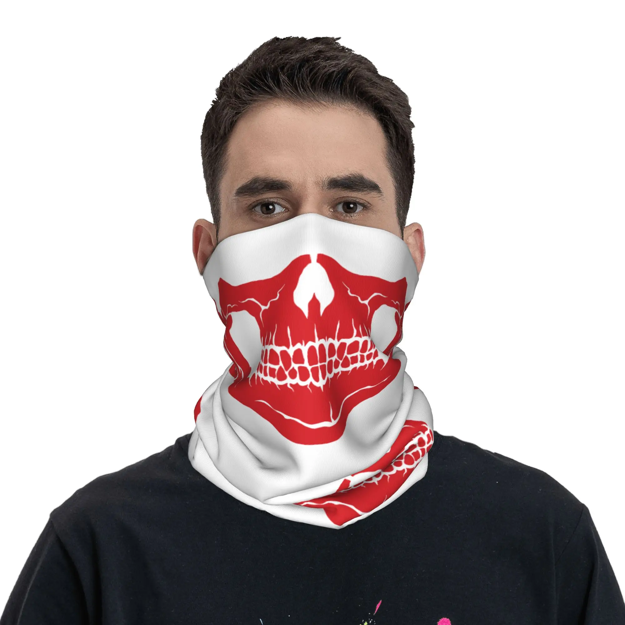 ผ้าพันคอ/ผ้าคลุมหน้าแบบใหม่ลาย - Neck Warmer Tube บทวิจารณ์และราคา