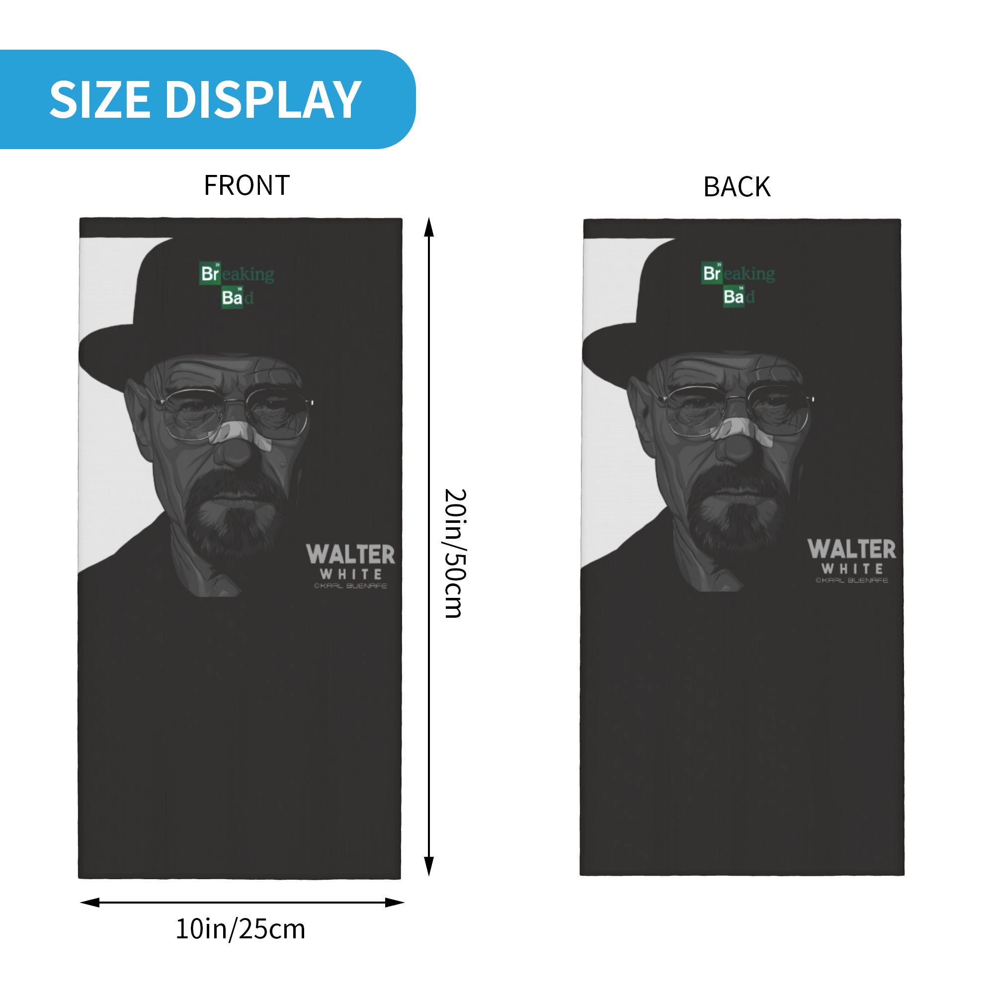 ที่คาดผมลาย Walter White จากซี - Neck Warmer Tube บทวิจารณ์และราคา