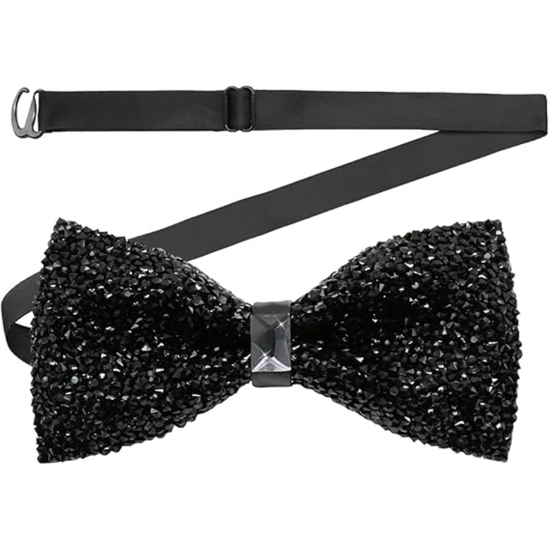 โบว์ไทแฟชั่นประดับเพชรสำหรับผู - Bow Tie Pre Tied บทวิจารณ์และราคา